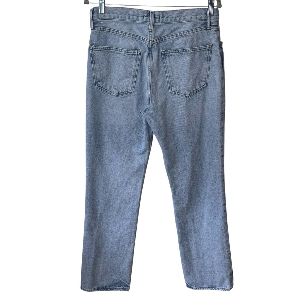 Agolde High Rise Vintage Straight Lightwash Capsule Comfort Luxury Everyday 28 - Picture 5 of 13